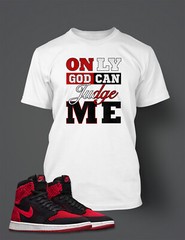 Hip Hop 2 Pac Sneaker Tee Shirt Only God Can Judge Me Pro Club Shaka Big Tall Sm