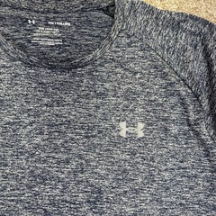 Under Armour The Tech Tee Shirt Mens 2XL XXL Blue Short Sleeve Raglan 1326413