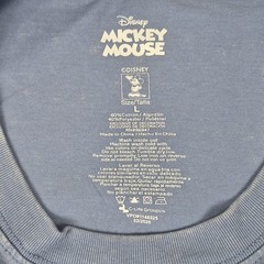 ​Disney Mickey Mouse Tennis T Shirt Size L Blue Acid Wash Double Sided Graphics
