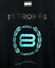 🏎️ Mercedes-Benz AMG Petronas Formula One Team T-shirt Black Racing Sport Top