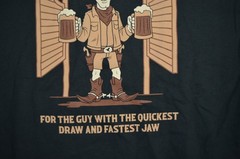 Birddogs T Shirt Mens Large Short Sleeve Black Wyatt Slurps Saloon NEW