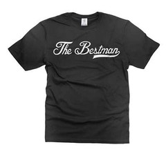 Mens The Bestman T-shirt Wedding Shirts Bachelor Party Shirt Best Man Shirt