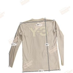 Y-3 Yohji Yamamoto x Adidas Mesh Long Sleeve Tee – Light Clay NWT Retail $220