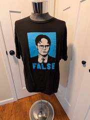 The Office Dwight Schrute False T Shirt Ripple Junction 2XL Graphic Tee