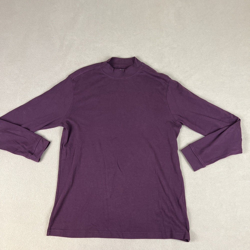 Croft & Borrow Plum Long Sleeve Turtleneck, Heavy, Cotton. Men’s Sz M