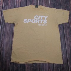 Vintage Boston Shirt Co City Sports Boston Shirt Mens XL Beige Single Stitch Tee