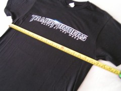 TRANSFORMERS Dark of the Moon Official Movie T-Shirt S Black Bumblebee Megatron