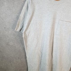 Vintage BVD Plain Pocket USA 90s Single Stitch T Shirt Mens XL Grey