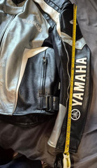 Hein Gericke Yamaha Leather Motorcycle Jacket Size 36 S Small