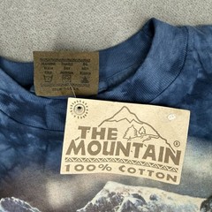 90’s The Mountain Shirt Men XXL Train Engine Ted Blaylock Tie Dye Locomotive