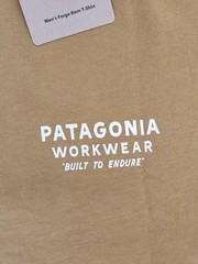 Patagonia Forge Born T-Shirt BobCat Brown Cotton Men’s Size XL New