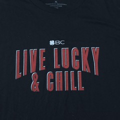 Black Clover Shirt Mens XL Black Live Lucky & Chill Graphic Tee T-Shirt