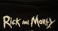 RICK & MORTY Portal Boys Cartoon Network Adult Swim T-Shirt MENS MEDIUM NEW