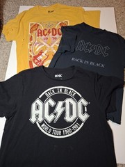 13 Pc Classic Rock Distressed Thrashed Workwear Tees AC/DC Def Leppard Van Halen