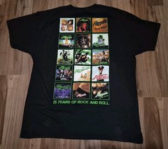 Poison 25 Anniversary Tour Shirt 25 YEARS OF ROCK AND ROLL 2011 Double Sided XL