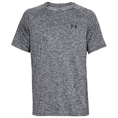 UNDER ARMOUR MEN’S BIG LOGO SHORT SLEEVE T-SHIRT MEN L GRAY/BLACK