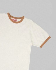 Wonder Looper Recycled Cotton Foxfibre Ringer T-Shirt Sand XXL