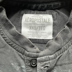 Vintage Y2K Abercrombie And Fitch Henley Button Up Spell Out T Shirt