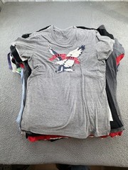 Reseller Lot Of 24 Graphic Tees Bundle Wholesale Mixed Adult Tshirt Bulk Resale