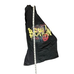 B&C Collection Berlin Graffiti Graphic T-Shirt Black Peace Sign XS E150
