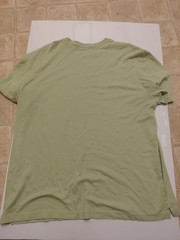 Robert Barakett Men XXL Shirt Sage Green 100% Pima Cotton Crew Neck Short Sleeve