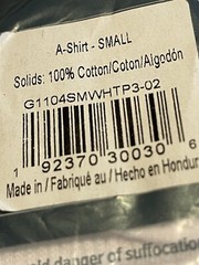 Gildan Men’s Size S 34-36” Classic A-Shirts Ribbed Cotton Tag Free 3 pack NWT
