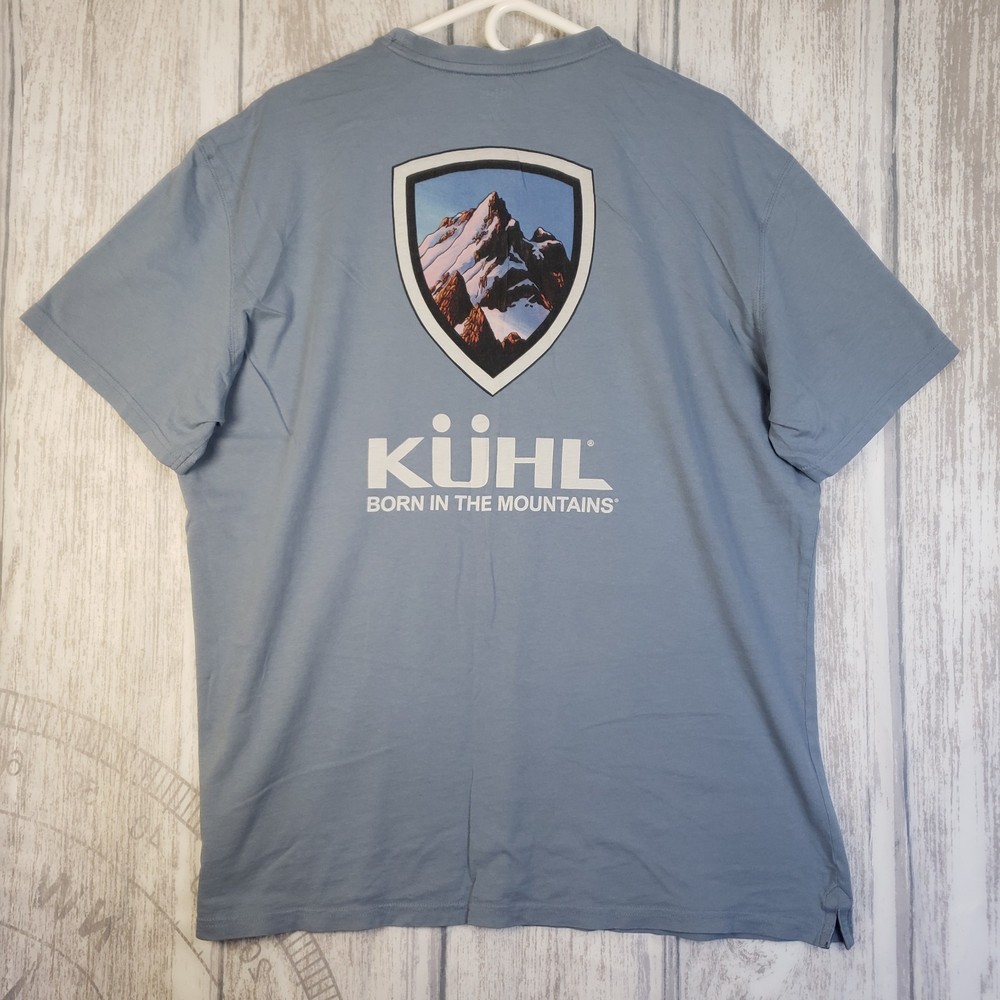 KÜHL Men’s Mountain T-Shirt, a casual graphic tee 100% Wildfibre XXL