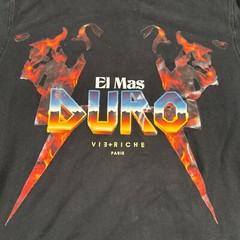 Vie Riche Shirt Men XL Black El Más Duro Flame Music Hip Hop Rock Pullover Tee