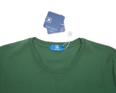 Kired by Kiton NWT $295 Paix Green Crepe Cotton Short Sleeve T-Shirt M (50 IT)