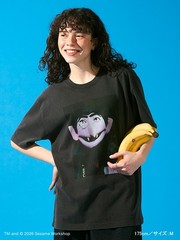 SESAME STREET 【UNISEX】Vintage Photo T-Shirt Size M / L Black From JP NEW