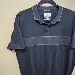 Scott James Jersey POLO SHIRT Black Short Sleeves Business Casual XL Cruise