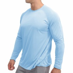 UPF50+ Men’s Sun Protection Long Sleeve UV T-Shirt Outdoor Sport Fishing Shirts