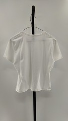 Quince Men Cotton Modal Crew Neck Tee Sleeved Top White L