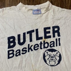 Vintage Butler Bulldogs Basketball T Shirt Size XL 90s Single Stitch NCAA