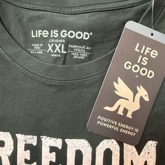 NEW Life Is Good Tshirt Lot 4 Men’s XXL L Short Sleeve Crusher Tee 100% Cotton