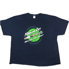 Doctor Who Sonic Screwdriver Doctor Recommended Navy Graphic T-Shirt 4XL