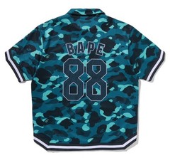 A BATHNIG APE Men’s COLOR CAMO WARM UP SS SHIRT 1M30132314 bz