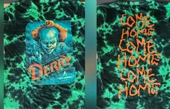 RARE Pennywise IT Derry “Come Home” Double Sided Tie Dye Shirt Mens Sz Med EUC