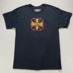 West Coast Choppers Cobra Graphic Logo Men’s Crew Neck Black T-Shirt Sizes Vary