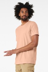 Bella Canvas Unisex Heather CVC Short Sleeve T-shirt 3001CVC – Crew Neck Tee (A)