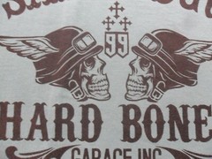 Small San Diego hard bones garage built restoration suna brand tiel T Shirt