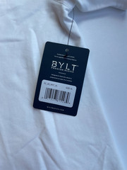 NWT BYLT Premium Basics Signature Drop-Cut T-Shirt Short Sleeve White Men’s XL