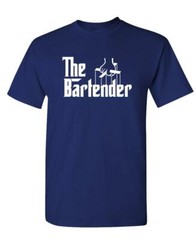 THE BARTENDER – Unisex Cotton T-Shirt Tee Shirt