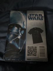 Star Wars Blu-Ray Promo T-Shirt 2011 Best Buy Exclusive XL Darth Vader Brand New