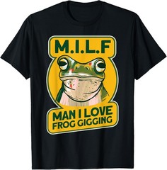 I Like Frog Gigging Funny Saying Frog catcher T-Shirt