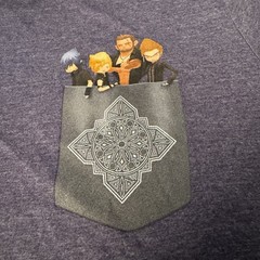 RaRE! Final Fantasy XV Pocket Edition Promo T Shirt Size Medium Tetsuya Nomura