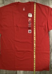 NEW~ Hanes Men/Women RED T-Shirt XL Essential Tee 100% US Cotton
