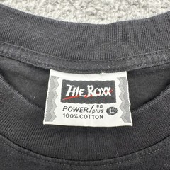 Vtg The Roxx 90s Mens L Black Graphic T Shirt Single Stitch Bob Marley Lion Zion