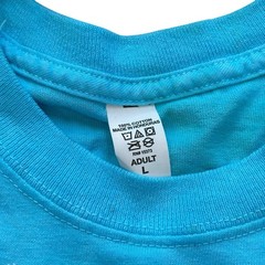 Liquid Blue Sea Turtles Aquatic Nature Blue Cotton Graphic Tee Men’s Size Large