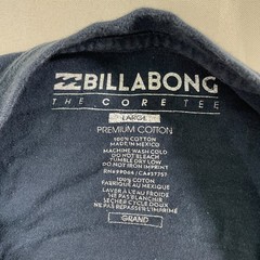 Billabong The Core Tee Navy Blue Long Sleeve Cotton T-Shirt Men’s LARGE